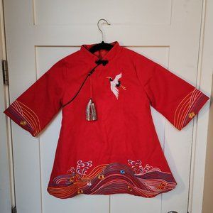 Girl's Chinese Tang winter dress